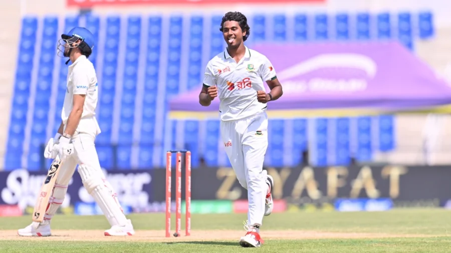 টেস্ট বোলারদের র‌্যাংকিংয়ে হাসান মাহমুদের ক্যারিয়ার সেরা অবস্থান